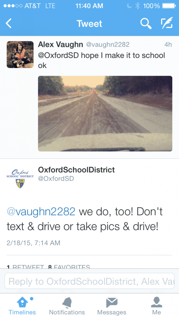 Tweets From Students Prompts Unlikely Response From District Account