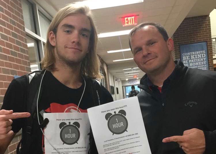 Student prints flyers protesting removal of Power Hour, spread school-wide