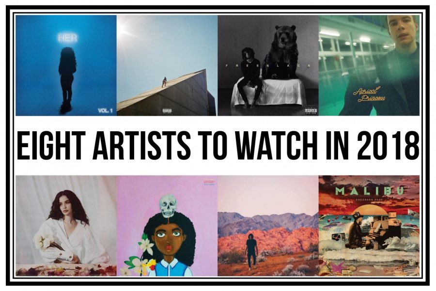 Eight artists to watch in 2018