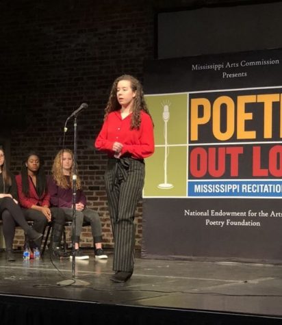 Franklin wins first in Regional Poetry Out Loud contest