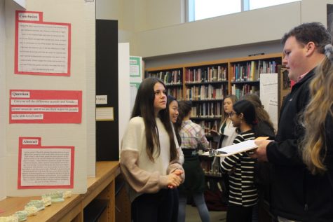 Students participate in OHS science fair, gain public speaking skills