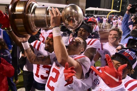 #9 Ole Miss (10-2) defeats Mississippi State (7-5) on the road to win the Egg Bowl