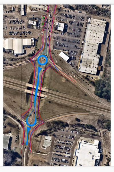 New roundabouts on University Avenue in progress