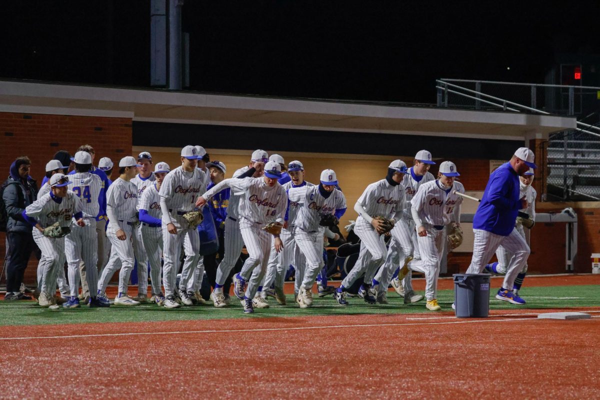 Oxford baseball has high hopes midway through season